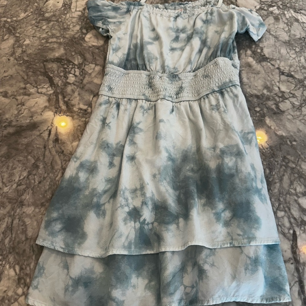 Blue Tie-Dye Abercrombie Kids Dress